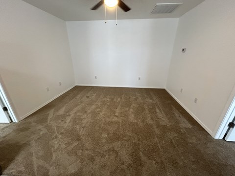Floor plan for 2 beds, 2 baths